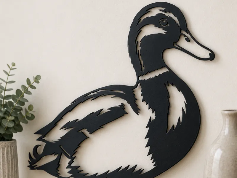 Wild Duck Pond Nature Wall Art Home Decor