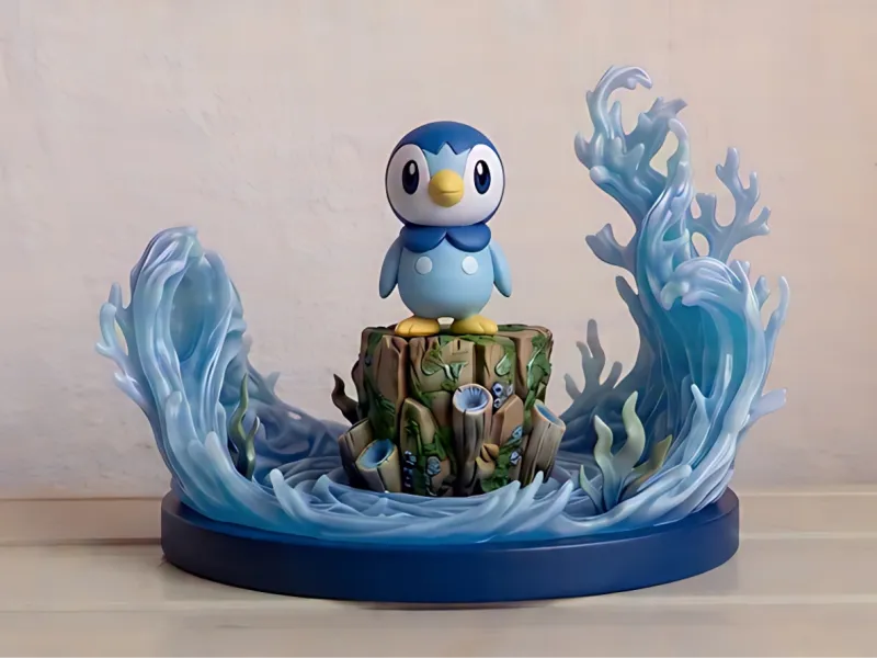 PIPLUP WATER DIORAMA - 3D POKEMON FAN ART NINTENDO [FREE]