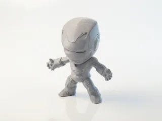 Chibi Iron Man Figurine Marvel Collectible 3D Printable