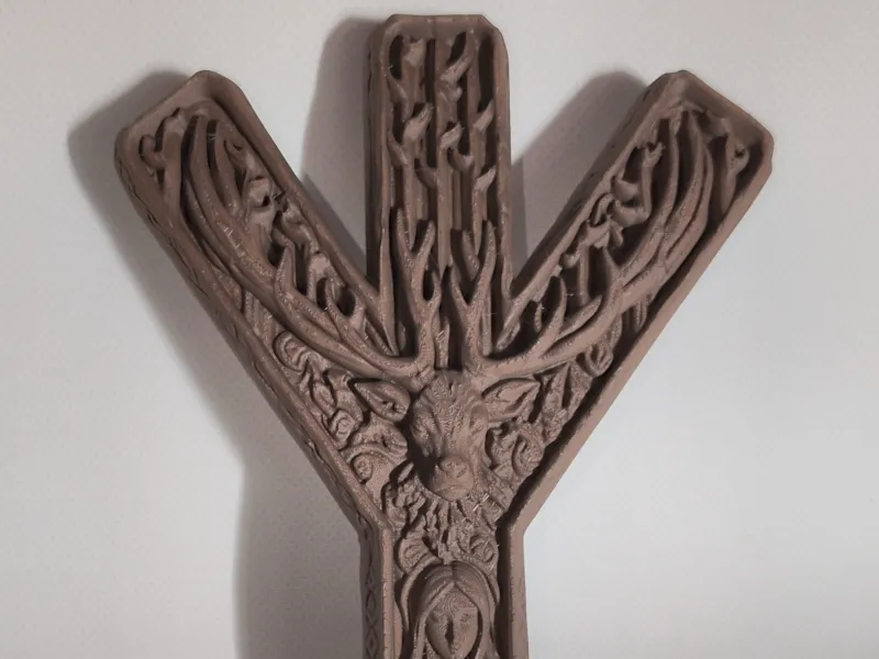 Runa de Proteção Algiz – Guardião de Chifres Viking Nórdico