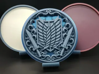 Layered Attack on Titan Wall Art Wall Decor