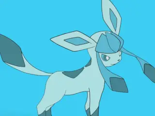 Glaceon Wall Art