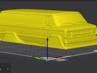 rc van shell for rc crawler / drift/ road vehicles.