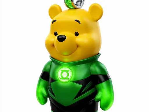 Winnie the Pooh Green Lantern Ring Figure