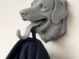 Dog Head Wall Hanger Coat and Key Holder Hook-0