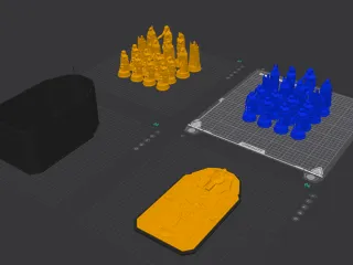 Egyptian Chess Set v2.0 with Storage Box