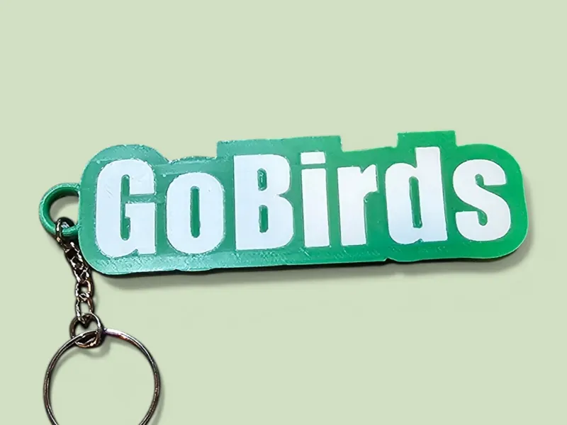 Go Birds Keychain