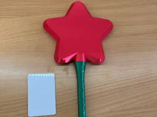 Star wand for credit card
