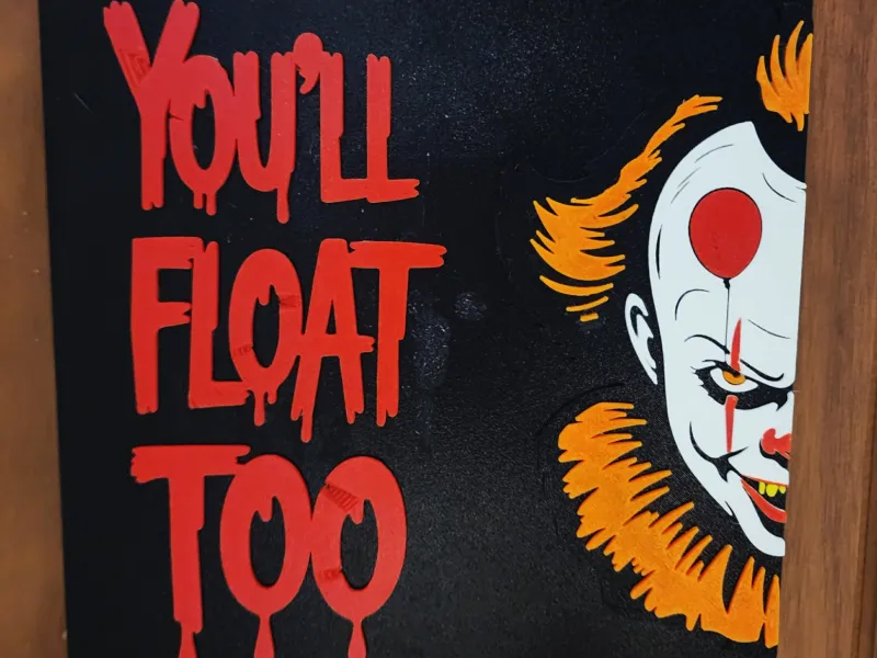 Pennywise Element. Jazz up a Door Sign or Wall Art.