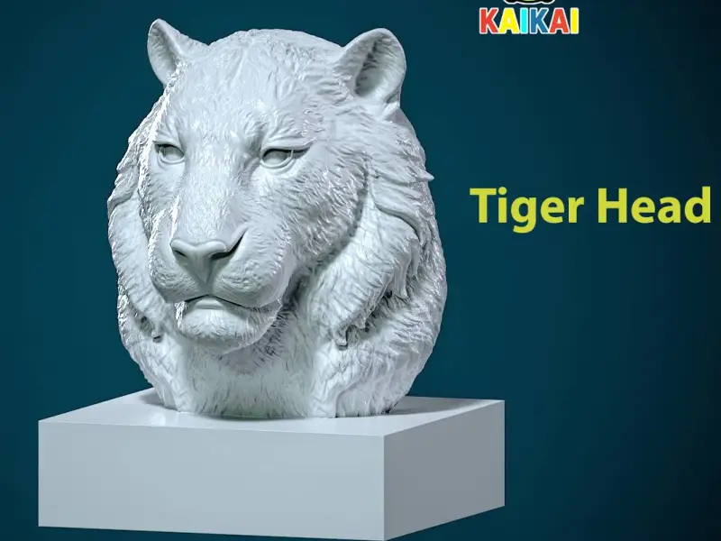Tiger- Panthera tigris model - statue - 3D print
