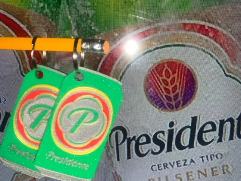 Keychain cerveza presidnte