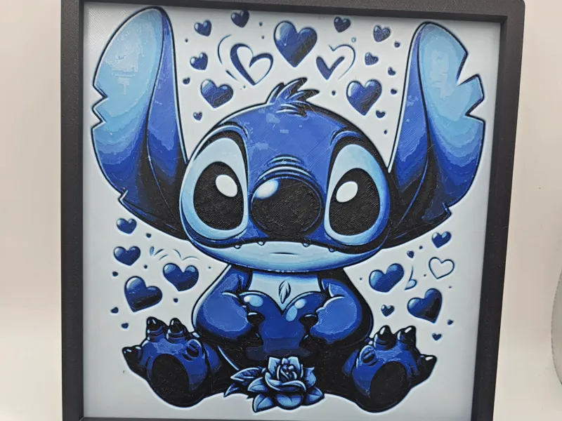 STITCH VE RENKLİ KALPLERİ