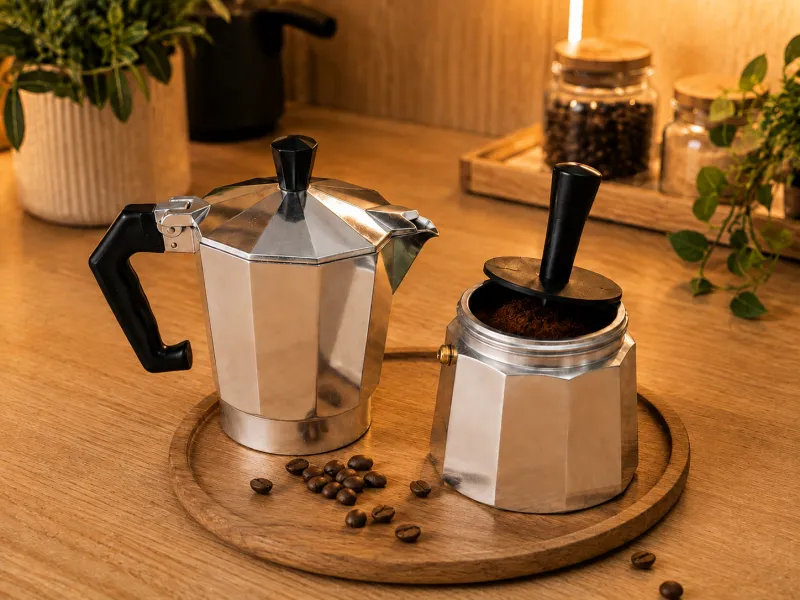 Presse à café moulu