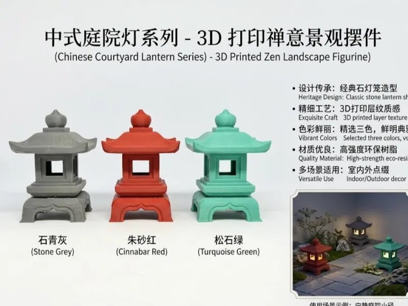 中式石灯