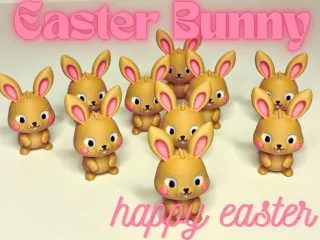 Easter Bunny - Cute Holiday Decor