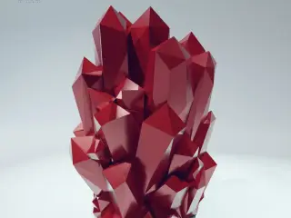 Ruby Crystalline formation