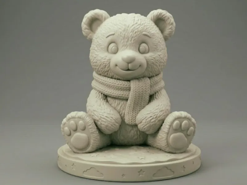 Urso de cachecol