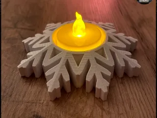 Snowflake Tealights