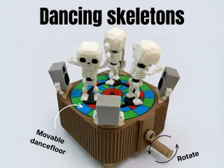 Dancing skeletons