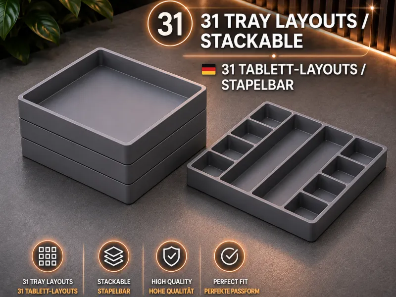 Stapelbare Organizer