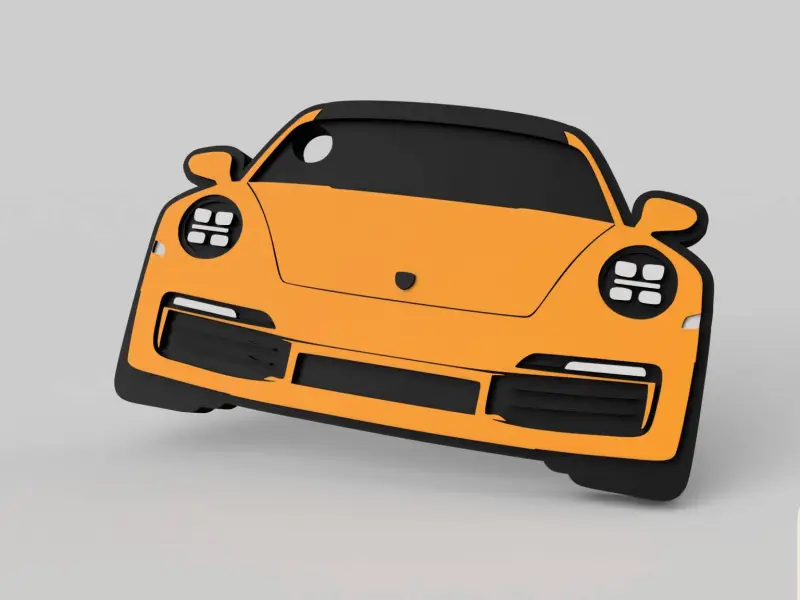 Porsche 911 Carrera - keychain