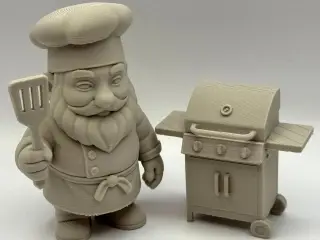 BBQ Garden Gnome Set