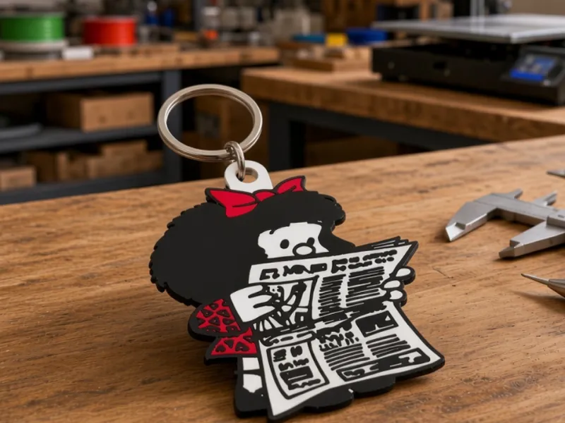 Mafalda llavero Keychain Comic