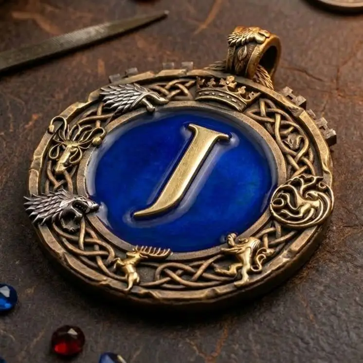 Game of Thrones pendant - Letter A by Aza