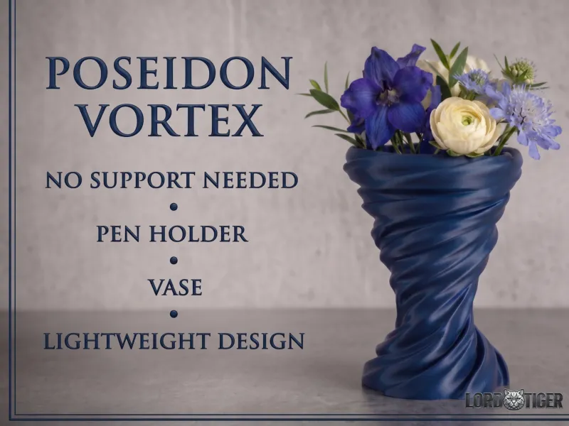 Poseidon Vortex Pen Holder & Vase