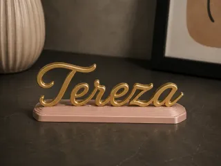 Tereza Name Sign - Shelf Decoration