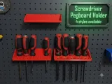Screwdriver Pegboard Holders (4 sizes)-0