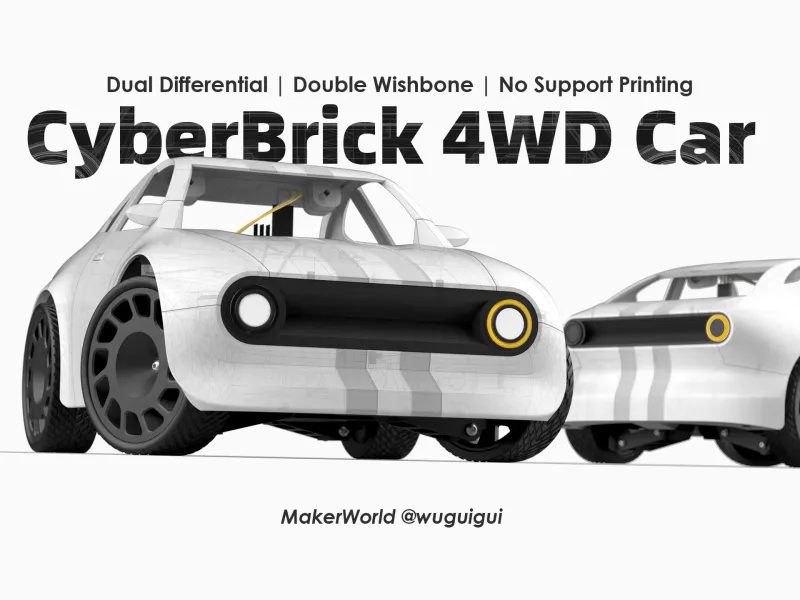 cyber brick 4WD car
