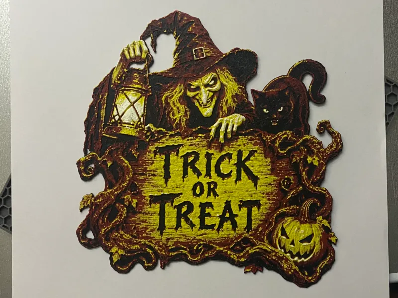 Halloween Trick or Treat Sign