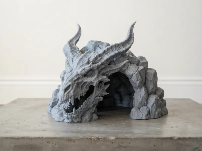 Aquarium-Serie  Drachenschädel-Höhle