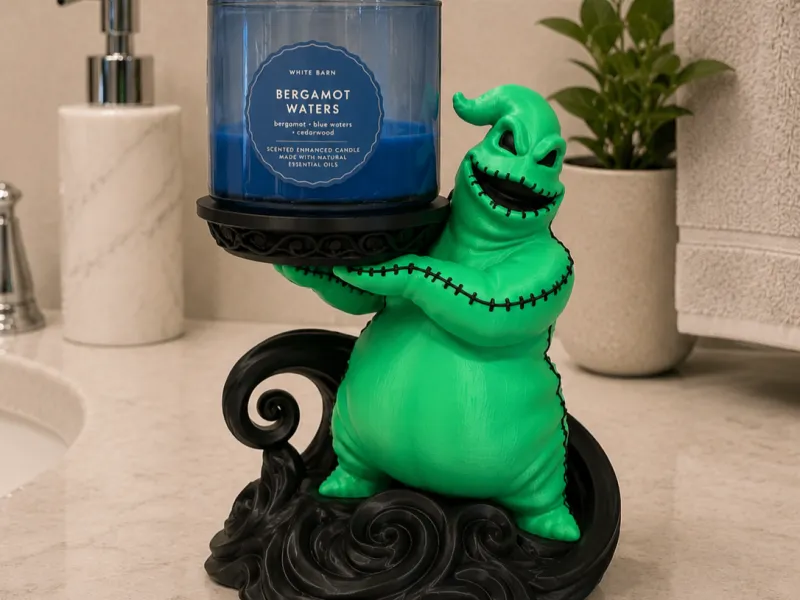 Spooky Character Candle Holder – Halloween Decor