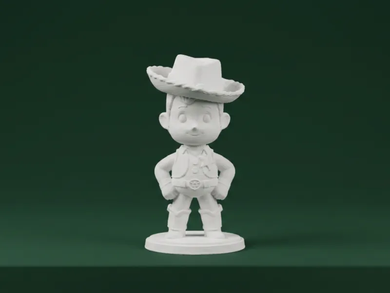 Woody - Figurita Chibi de Toy Story