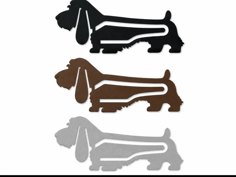 Bassett hound book mark