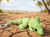 Flexi Triceratops Keychain ~ NO AMS ~ 35 Minute Print-0