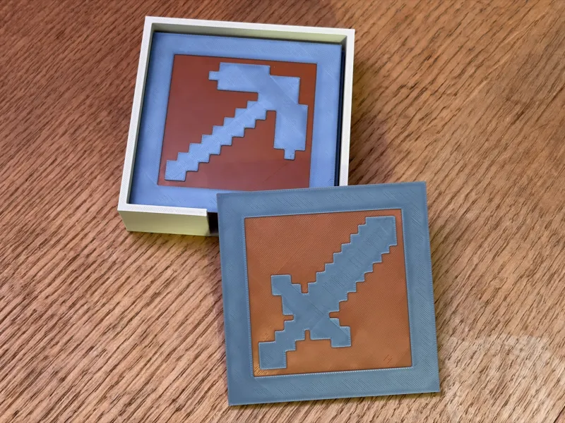Minecraft Themed Coaster Set