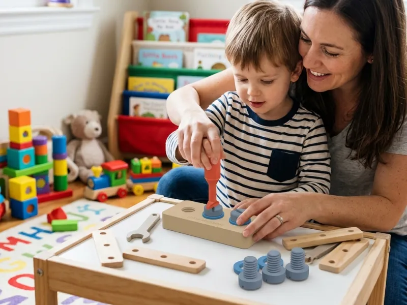 🛠️ Little Mechanic: Screw & Sort Toy Set