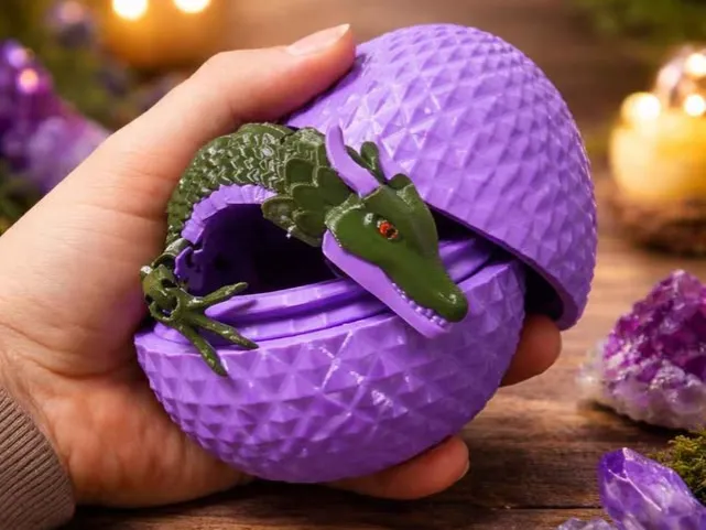 Little dragons with eggs