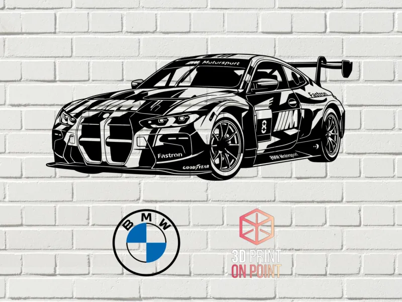 BMW GT3 - ARTE DA PARETE 2D
