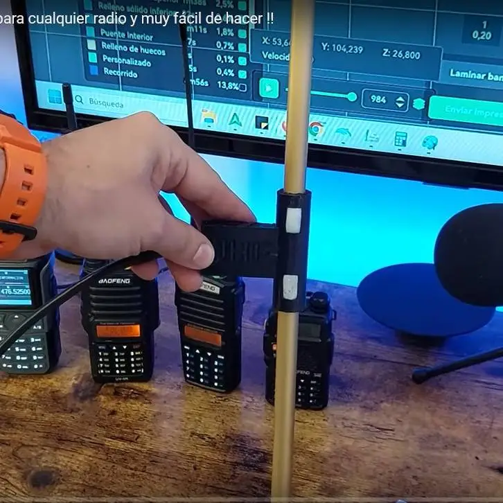 BASE PARA ANTENA DIPOLO VHF Y UHF