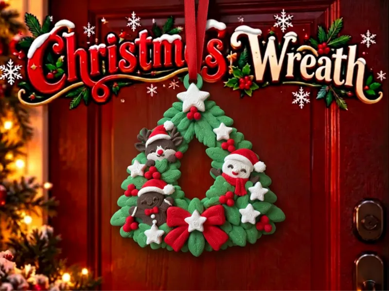 Christmas Tree Wreath