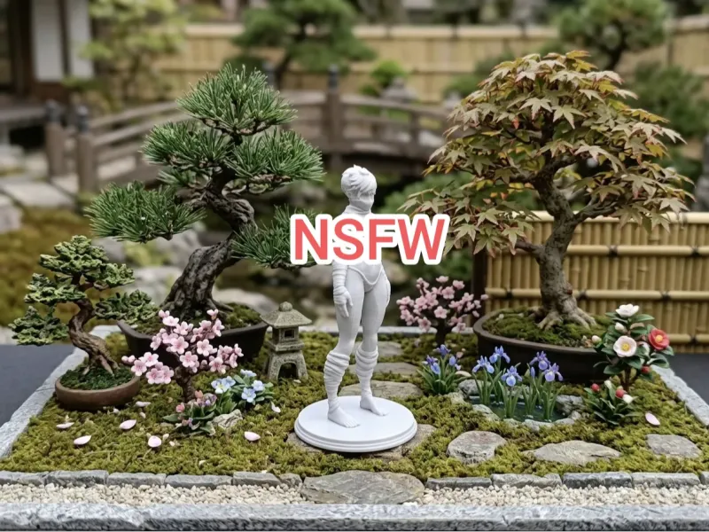 Ninja Kunoichi Nude – Topless Assassin (nsfw)