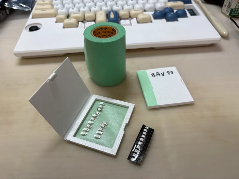 SMD Masking Tape Parts Holder