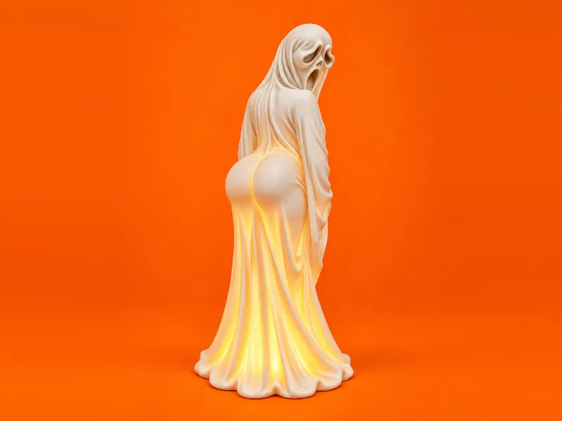 O Fantasma Travesso | Hilarante Lâmpada de Fantasma Gritando para o Halloween