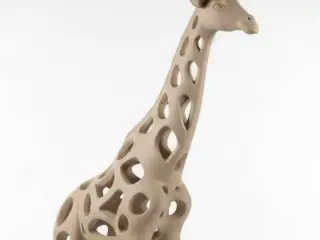 Girafa - Coleção animais e curvas - arte abstrata - decoraçã