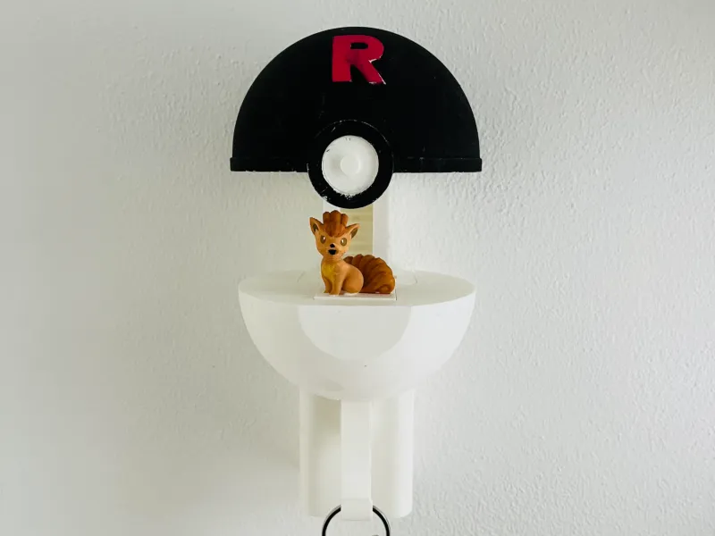 Vulpix Key Holder - Pokemon Wall Mounted Keychain