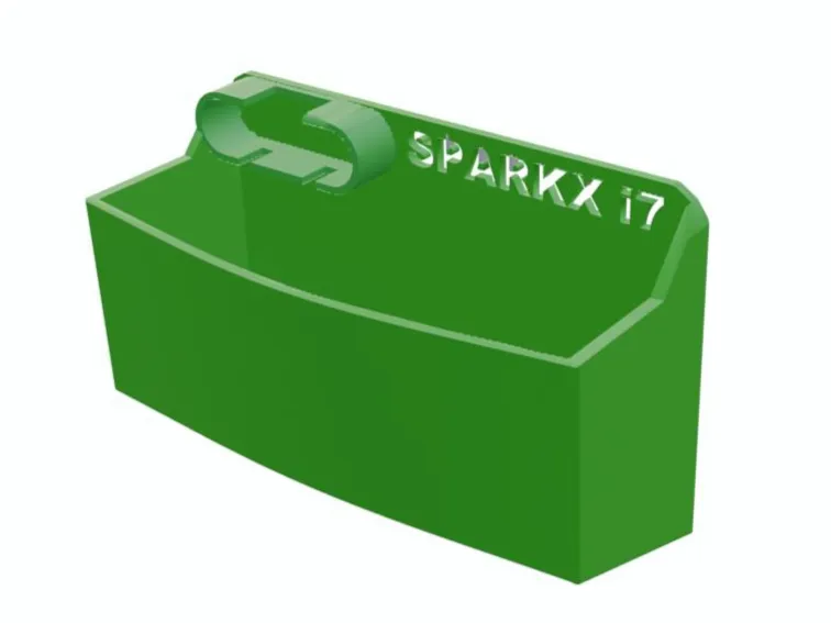 Coletor de dejetos, cesta grande Sparkx i7, instalação simples